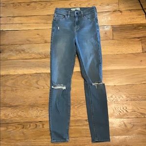 TopShop Jamie Moro Distressed Jeans